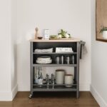 Jayden Revolving Kitchen Cart
