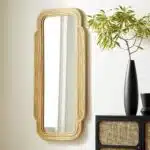 Dunes Sun Cane Floor Mirror