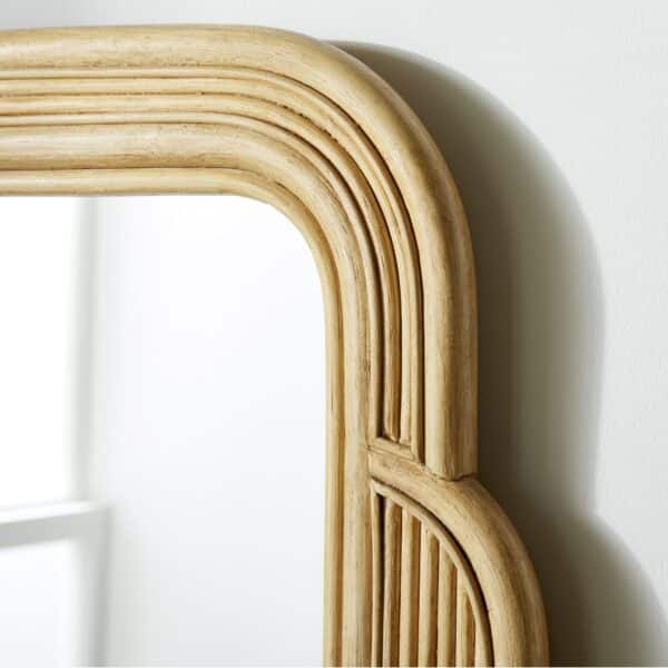 Dunes Sun Cane Floor Mirror