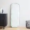 Complex Emerald Cut Floor Mirror