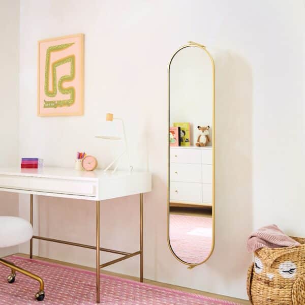 Pivot Mirror w/ Pinboard