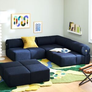 Greek isle L Shape 3-Piece Sofa